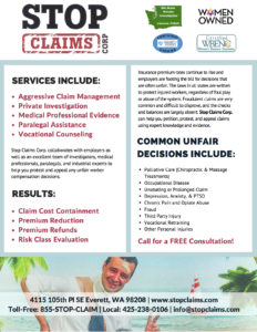 Stop Claims L&I Unfair Claims